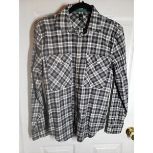 Lauren Ralph Lauren Women's Plaid Button Down Shirt Size Large